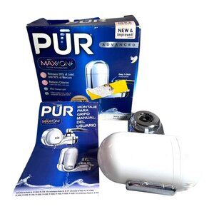 PUR Advanced Faucet Water Filter Mount Chrome Maxion Technology NEEDS FILTER
